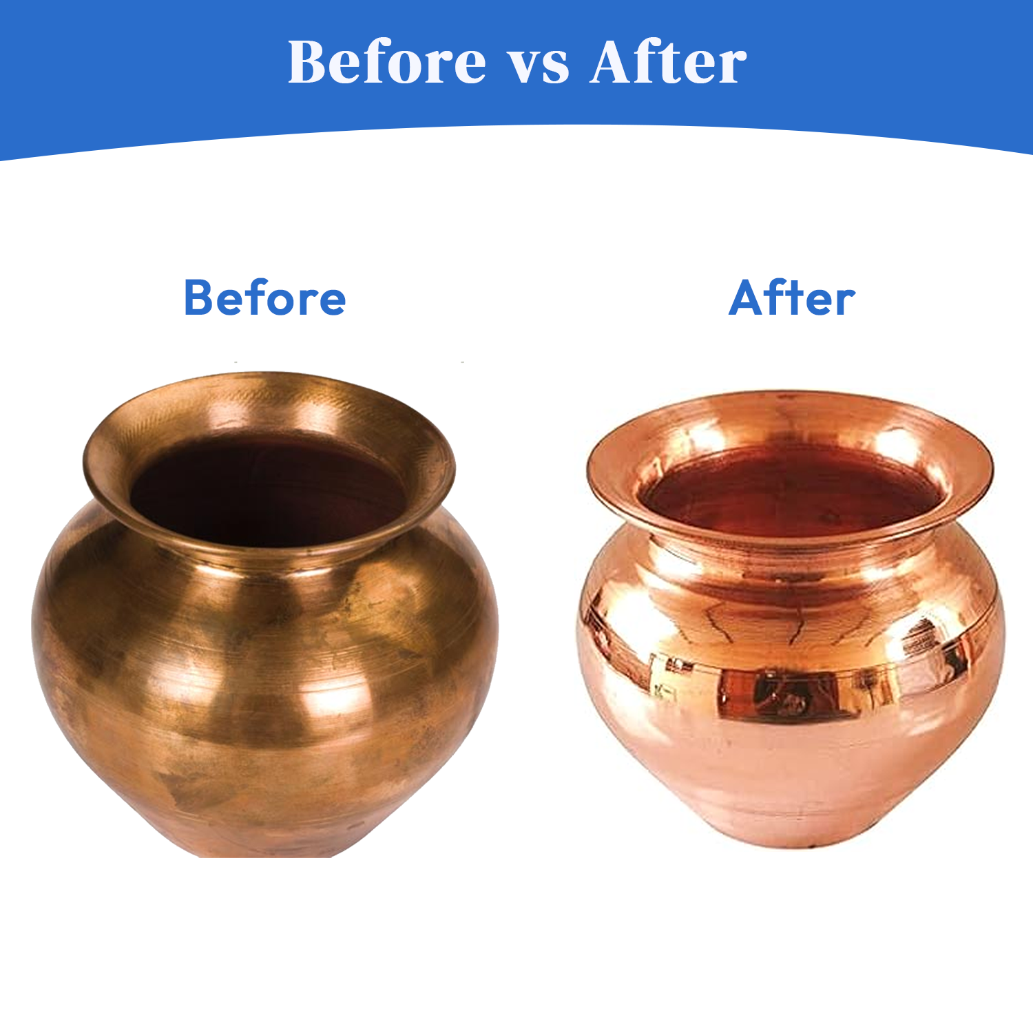 Premium Copper & Brass Enamel Polish – Long-Lasting Shine & Protective Coating | Prevents Daily Hard Scrubbing | Chemical-Free, Food-Safe Metal Shield